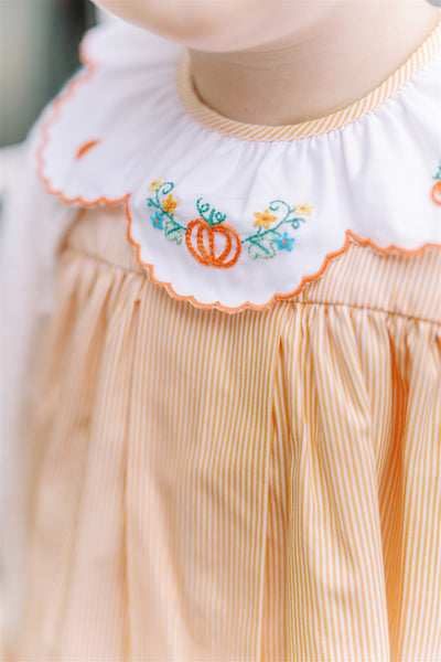 The Proper Peony Classic Pembroke Pumpkin Dress