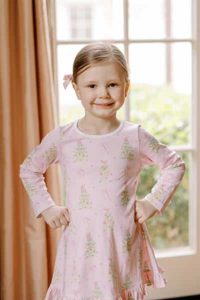 The Proper Peony Parkside Pima Tinsel Play Dress LS