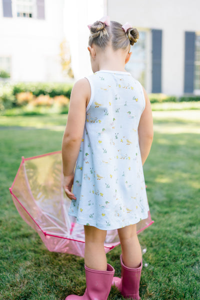 The Proper Peony Parkside Pima Puddles Sleeveless Dress