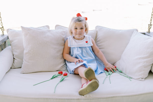 The Proper Peony Classic Scarlet Floral Dress