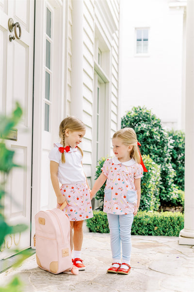 The Proper Peony Parkside Pima School Days Tunic & Leggings Set