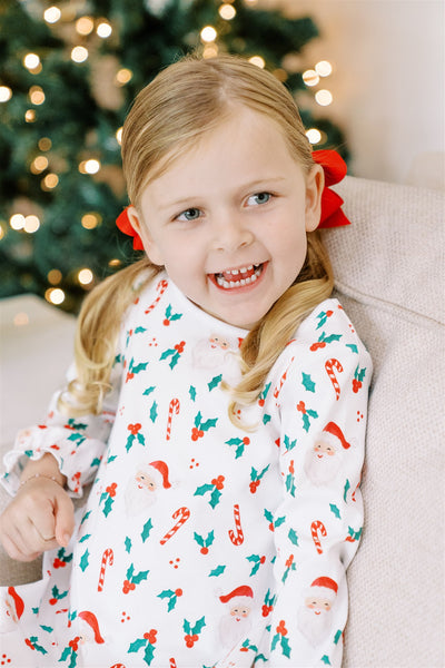 The Proper Peony Parkside Pima St. Nick Play Dress LS