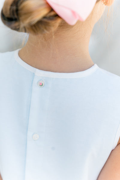 The Proper Peony Classics Sybil Blue Sleeves Dress
