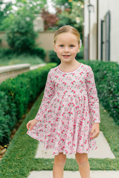 The Proper Peony Parkside Pima Zinnia Blooms Twirl Dress