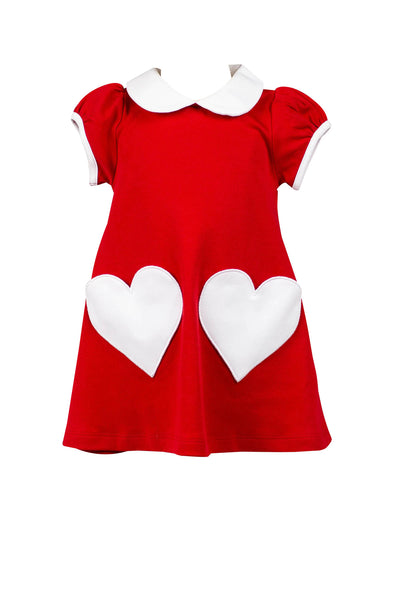 The Proper Peony Parkside Pima - SS A-Line Red Dress