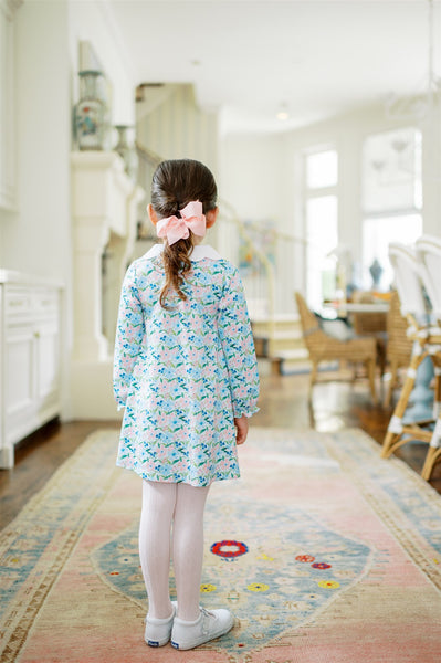 The Proper Peony Parkside Pima - Flanders Poppy LS A-Line Dress
