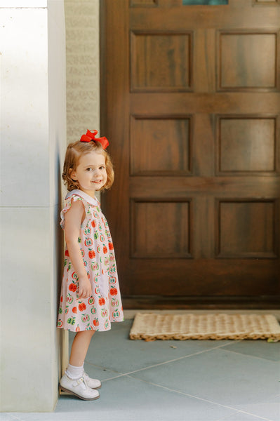 The Proper Peony Parkside Pima - Gala Apples SS Dress