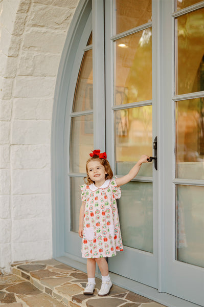 The Proper Peony Parkside Pima - Gala Apples SS Dress