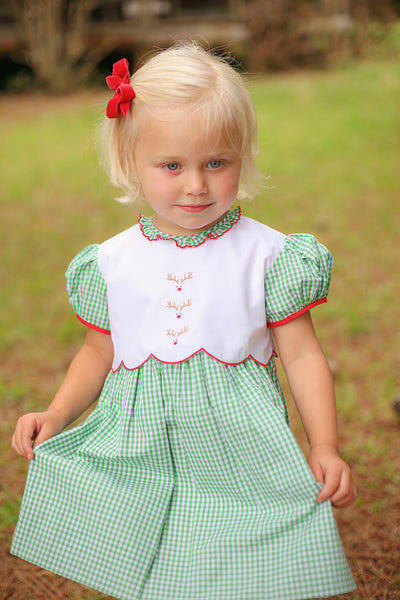 The Proper Peony Classics - Remi Reindeer Dress