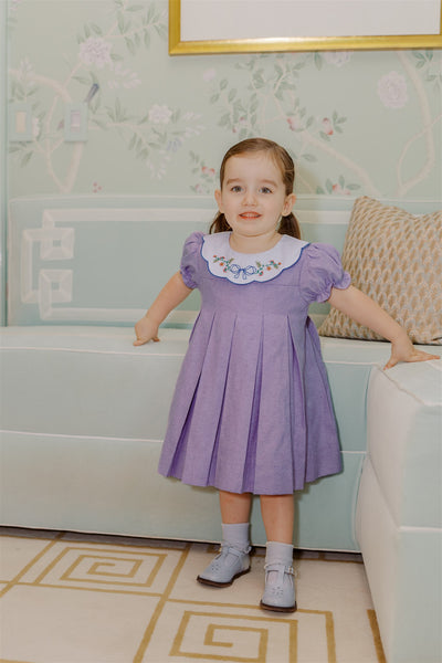 The Proper Peony Classics - Rory Bouquet Purple Dress