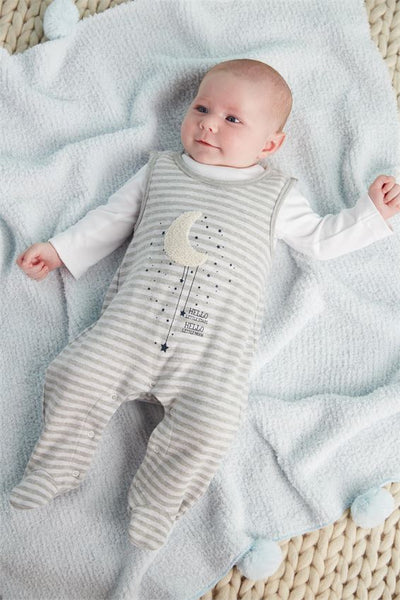 MudPie Hello Moon Jumper Set