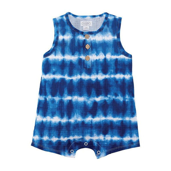 Mud Pie Shortall - Tie Dye Henley