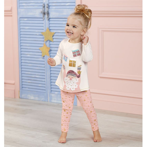 Mudpie Santa Tunic 7 & Legging Set