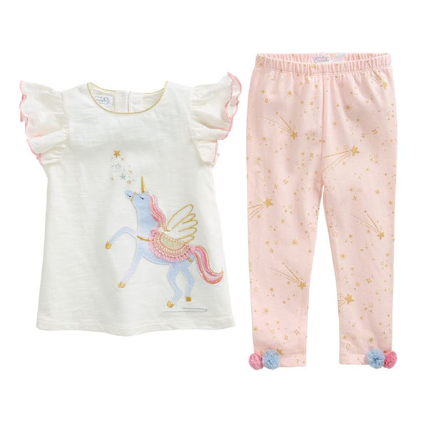 Mudpie Unicorn Tunic & Leggings Set