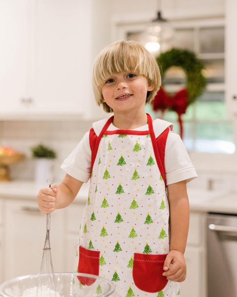 The Proper Peony Parkside Pima Holiday Child Apron