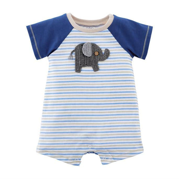 Mud Pie Shortall - Crochet Elephant