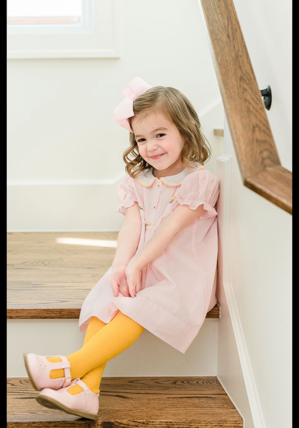 The Proper Peony Presley Pink Yellow Dress