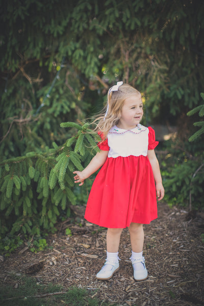 The Proper Peony Tinsel Red Dress