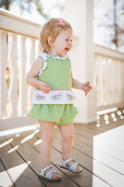 The Proper Peony Winnie Watermelon Bloomer Set