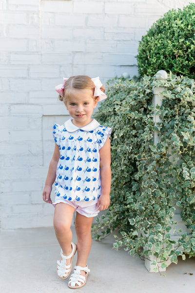 The Proper Peony Parkside Pima Nantucket Prep Bloomer Set