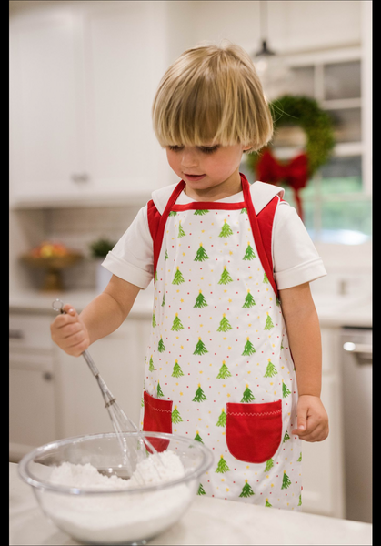 The Proper Peony Parkside Pima Holiday Child Apron