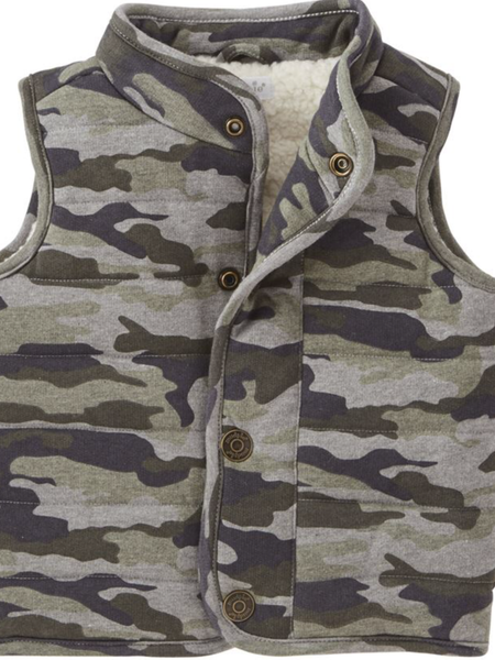 Mudpie Vest - Camo Puff