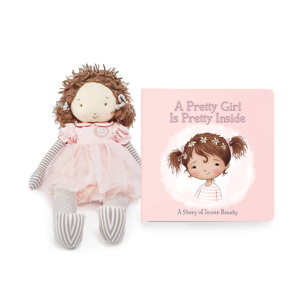 Bunnies By The Bay Pretty Girl Collection - Elsie Doll (Brown)