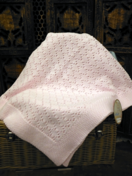 Willbeth Pink Knit Blanket