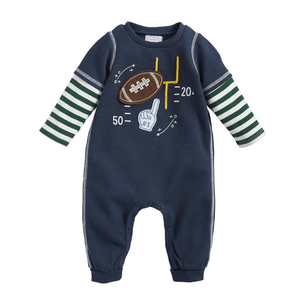 Mud Pie Football One Piece Outfit