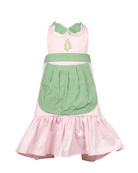 The Proper Peony Noel Girl Apron