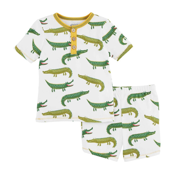 Mud Pie Pajamas Crocodile Short Set JAGS SHOP