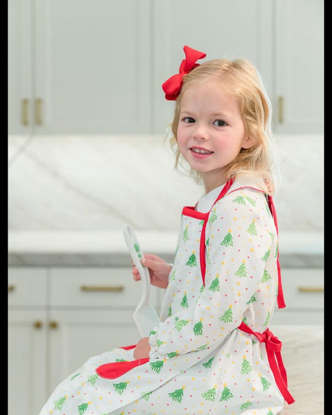 The Proper Peony Parkside Pima Holiday Child Apron