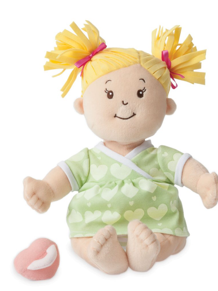 Baby Stella Blonde Doll with Pigtails