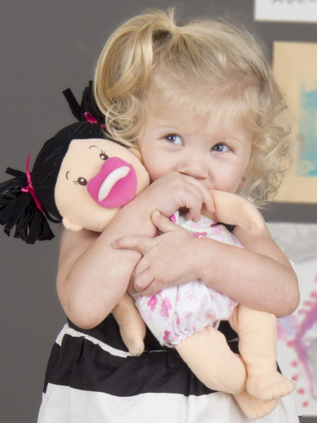 Baby Stella Doll with Dark Pigtails