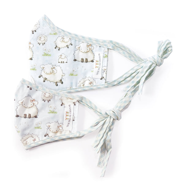 Bunnies By The Bay Cloth Child Face Mask - Baabs