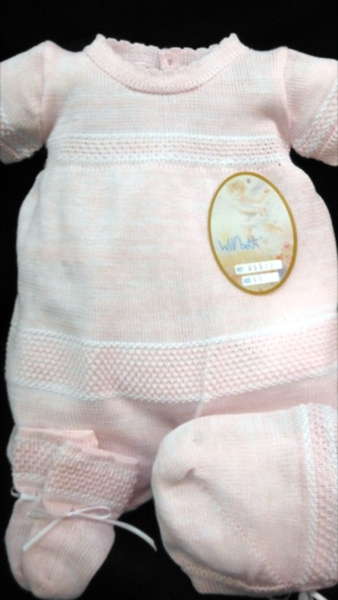 Will'beth Pink Bring Me Home Knit Romper